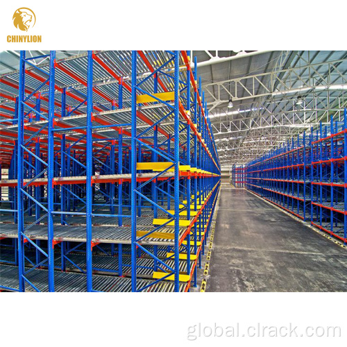 Gravity Pallet Flow Rack Pallet Flow Rack System For Warehouse Manufactory